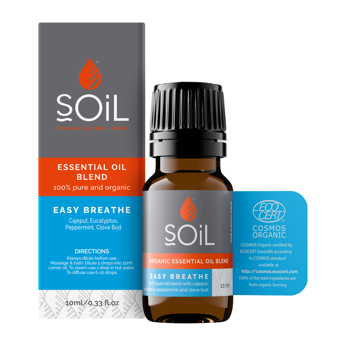 Easy Breathe Organic Essential Oil Blend 10ml