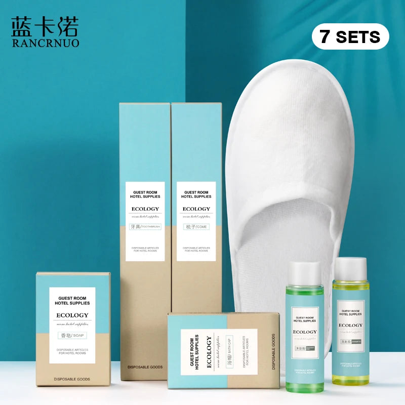 Customized Design for Disposable Hotel Amenities Sets Products