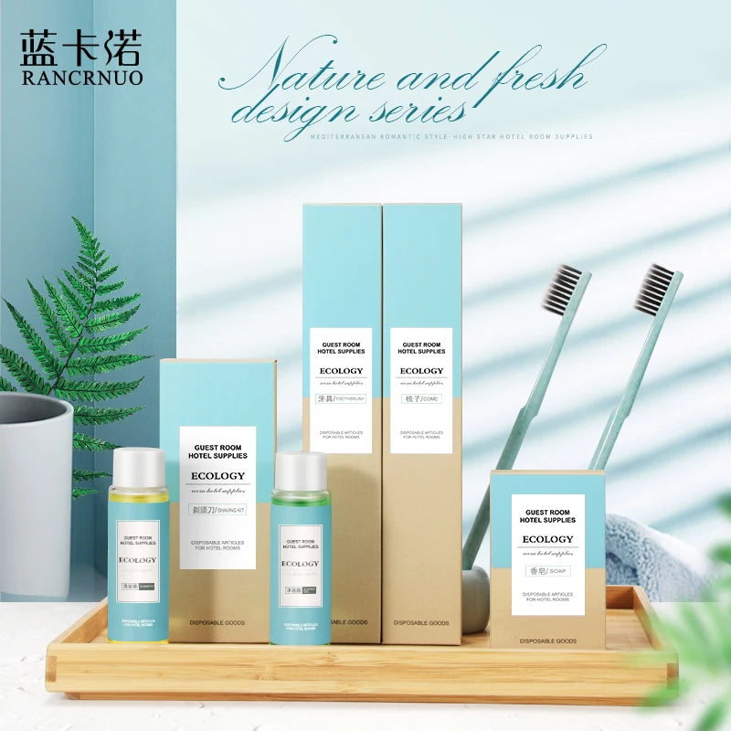 Customized Design for Disposable Hotel Amenities Sets Products