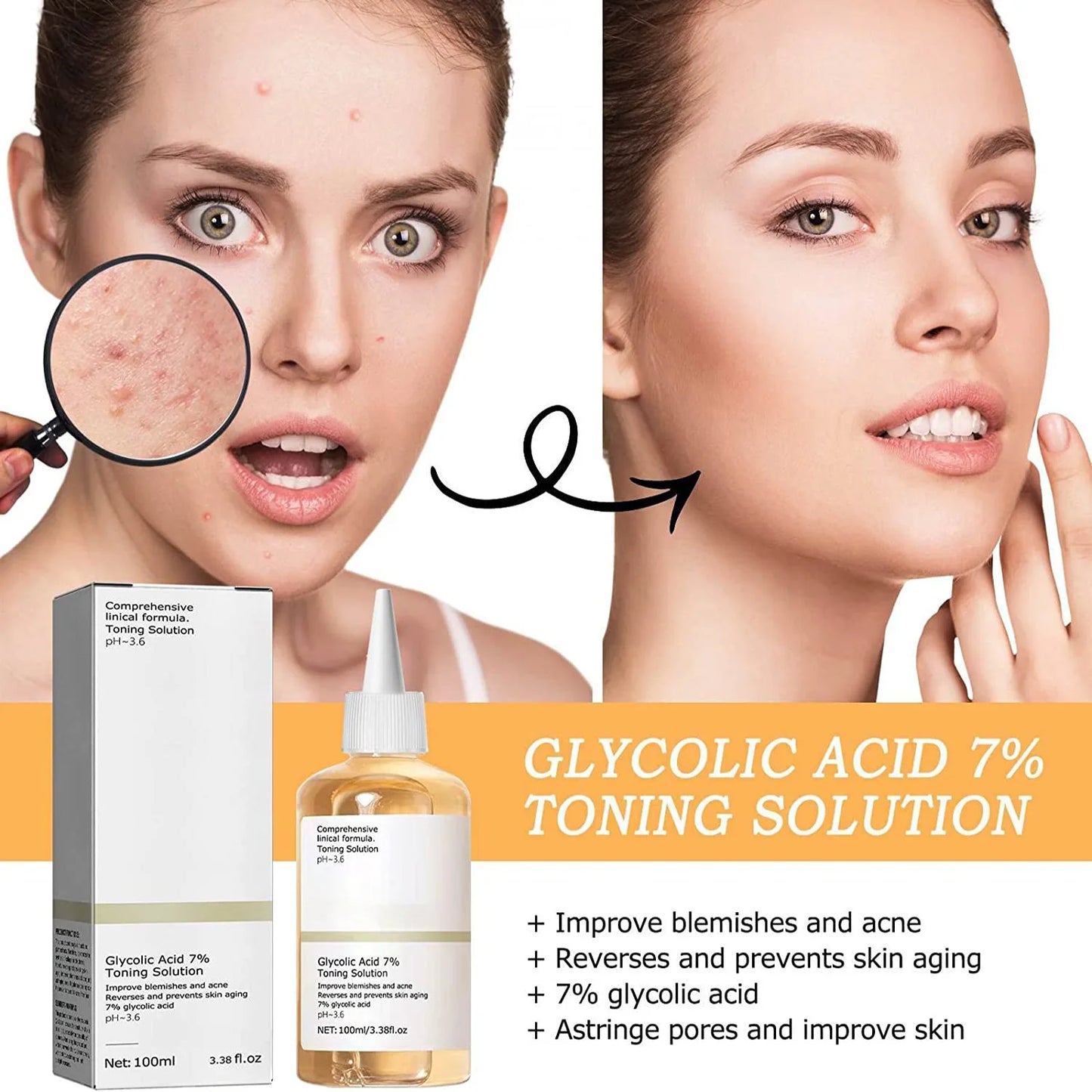 .........7% Glycolic Acid Toning Solution