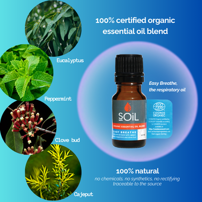 Easy Breathe Organic Essential Oil Blend 10ml