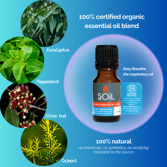 Easy Breathe Organic Essential Oil Blend 10ml
