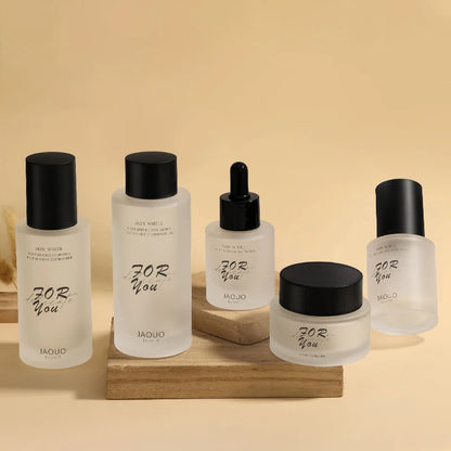 40ml 50ml 100ml 120ml 150ml Clear Glass Cosmetic Bottle Serum Pump Bottle 30ml Glass Dropper Bottle