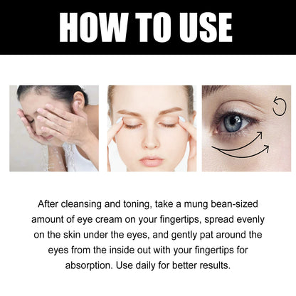 EELHOE Eye Firming Cream Moisturizing Eye Cream that Relieves Bags Black Eyes Repairs Skin