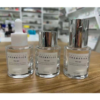 40ml 50ml 100ml 120ml 150ml Clear Glass Cosmetic Bottle Serum Pump Bottle 30ml Glass Dropper Bottle