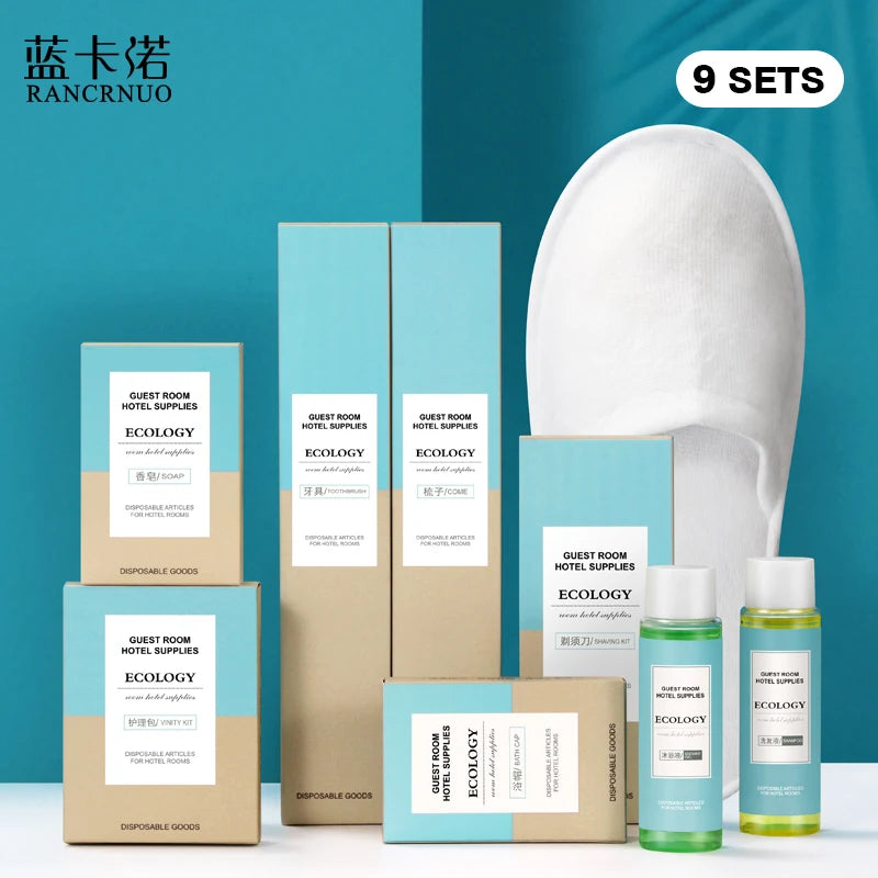 Customized Design for Disposable Hotel Amenities Sets Products