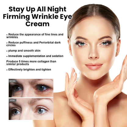 EELHOE Eye Firming Cream Moisturizing Eye Cream that Relieves Bags Black Eyes Repairs Skin