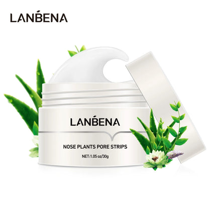 Lanbena Black Nose Mask with 60 Blackhead Removal Cleaning Paper Authentic Cosmetics