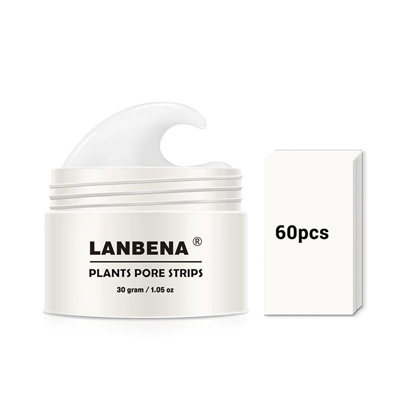 Lanbena Black Nose Mask with 60 Blackhead Removal Cleaning Paper Authentic Cosmetics