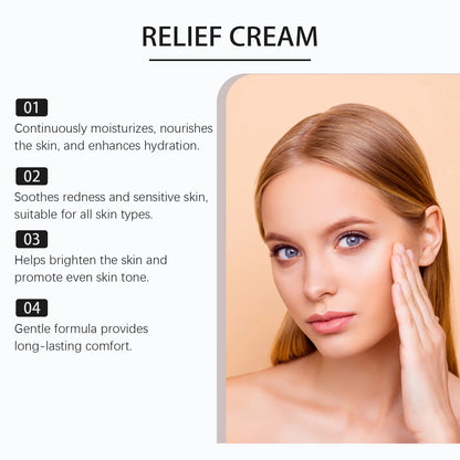 345 Relief Hydrating Face Cream - Moisturizing, Brightening, Lifting & Soothing