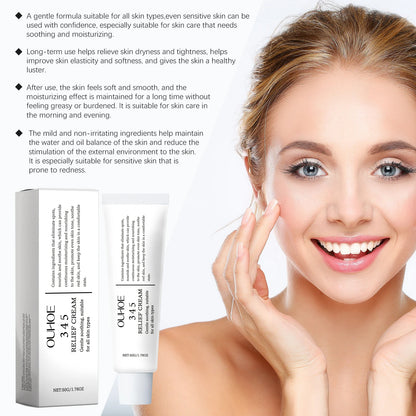 345 Relief Hydrating Face Cream - Moisturizing, Brightening, Lifting & Soothing