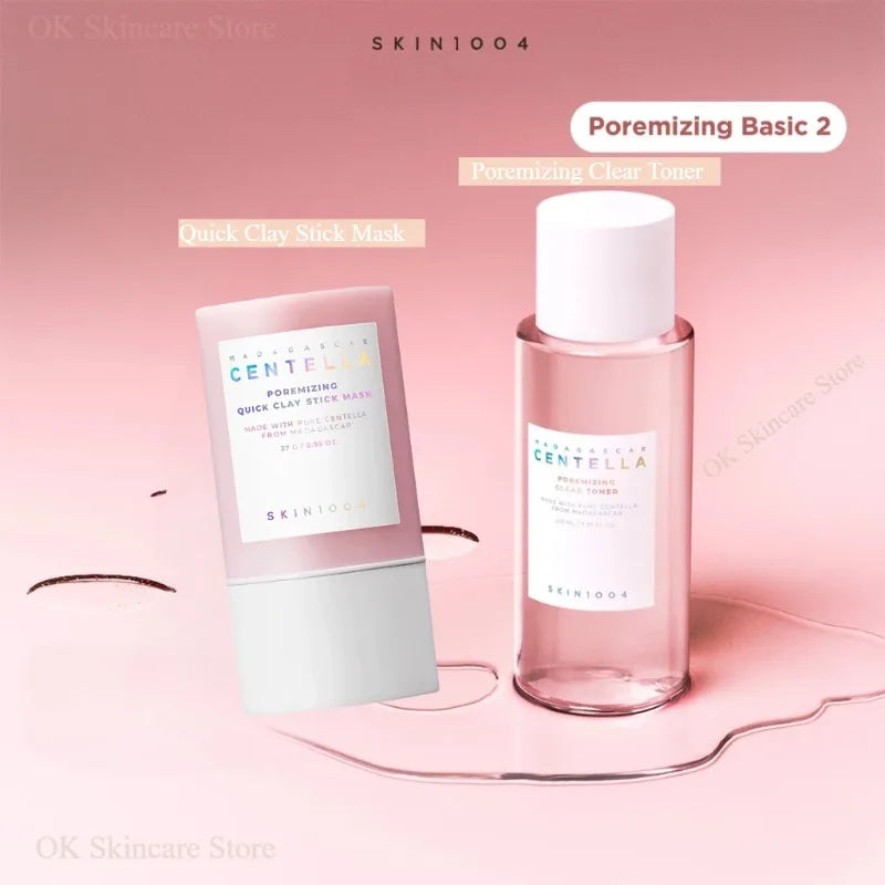 Korean Skin1004 Centella Ampoule Toner Cleanser Face Serum Cleaning Oil and Moisturizer Cream Skincare Kit Original Products Set