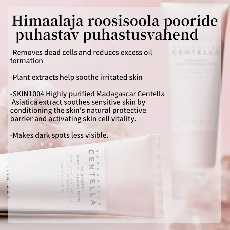 Korean Centella Original Products Pink Salt Fresh Ampoule Toner Facial Serum Cleanser and Moisturiser Cream Skincare Full Set