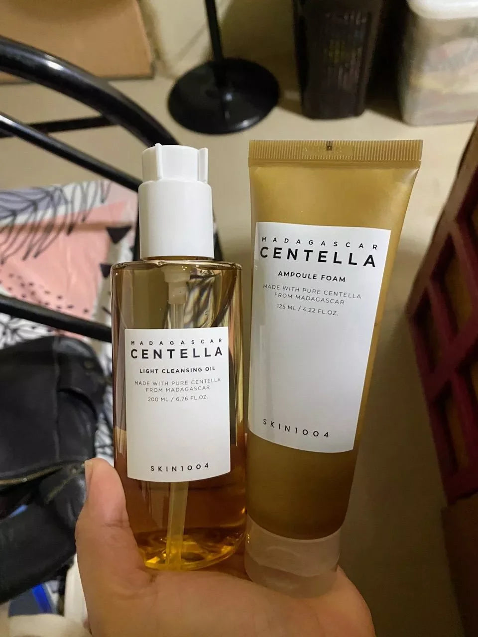 Korean Skin1004 Centella Ampoule Toner Cleanser Face Serum Cleaning Oil and Moisturizer Cream Skincare Kit Original Products Set