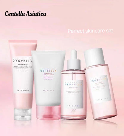 Korean Centella Original Products Pink Salt Fresh Ampoule Toner Facial Serum Cleanser and Moisturiser Cream Skincare Full Set