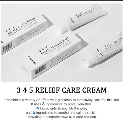 345 Relief Hydrating Face Cream - Moisturizing, Brightening, Lifting & Soothing