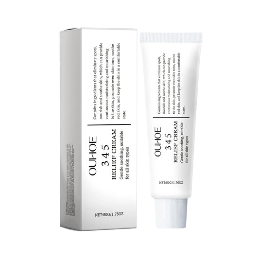 345 Relief Hydrating Face Cream - Moisturizing, Brightening, Lifting & Soothing