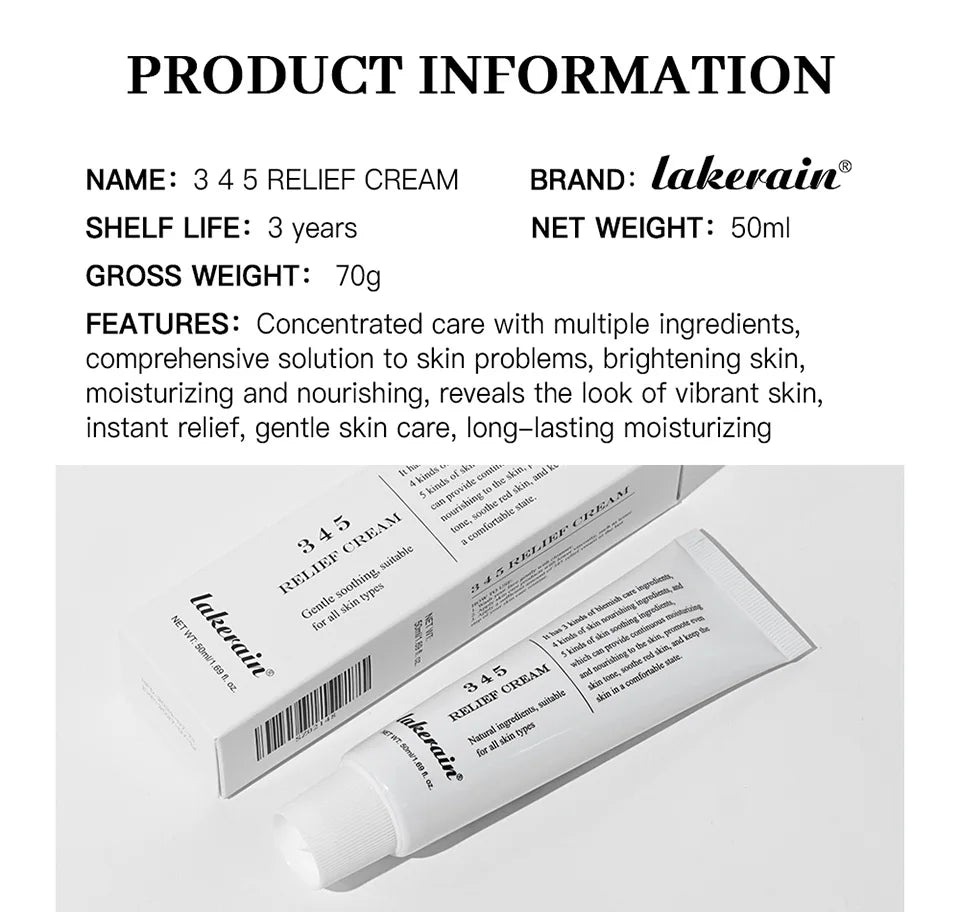 345 Relief Cream - Complete Skin Solution