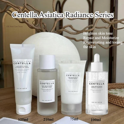 Korean Skin1004 Centella Ampoule Toner Cleanser Face Serum Cleaning Oil and Moisturizer Cream Skincare Kit Original Products Set