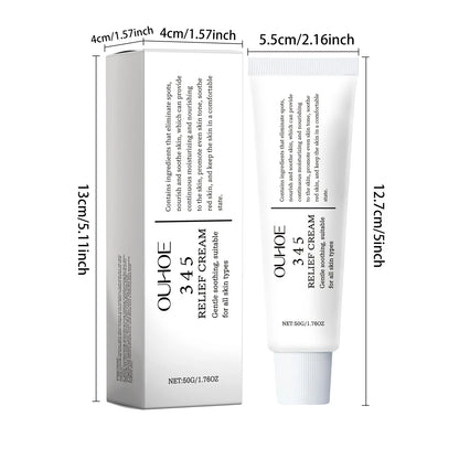 345 Relief Hydrating Face Cream - Moisturizing, Brightening, Lifting & Soothing